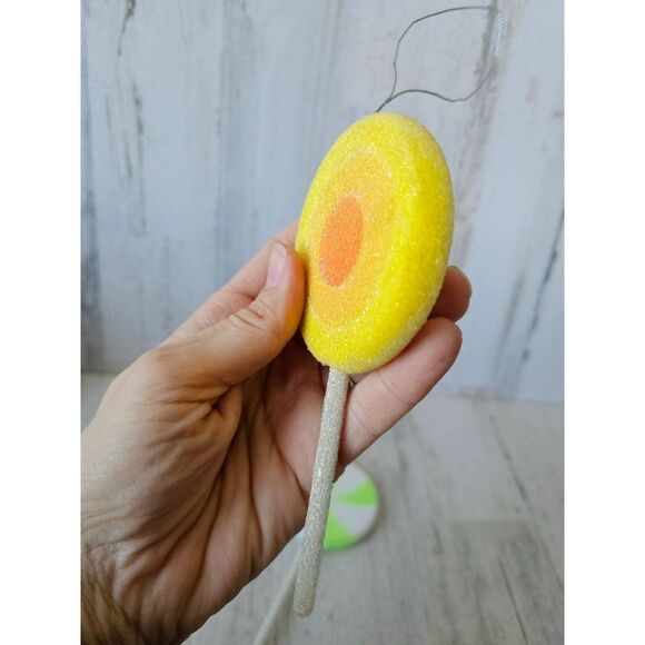 Vintage lollipop candy ornament set sucker lot Xmas tree - Picture 5 of 10